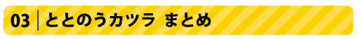 03ととのうカツラ　まとめ